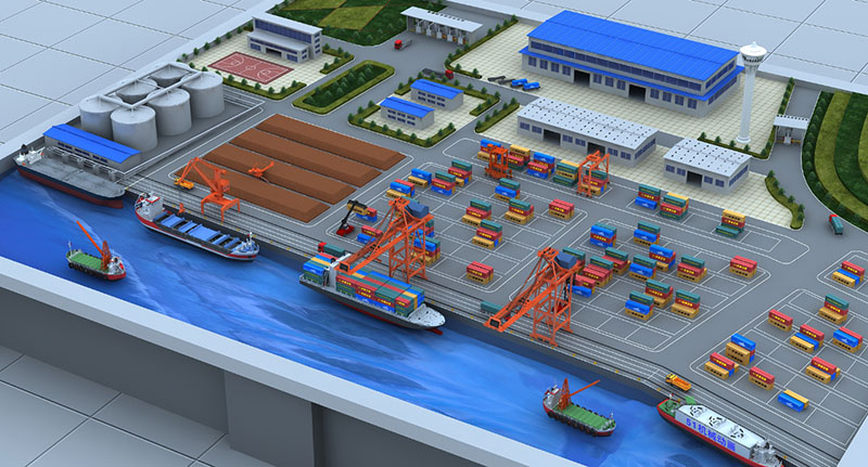 新蔡县工业沙盘3