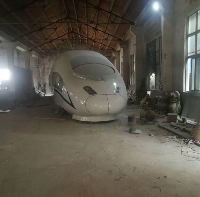 新蔡县高铁模型