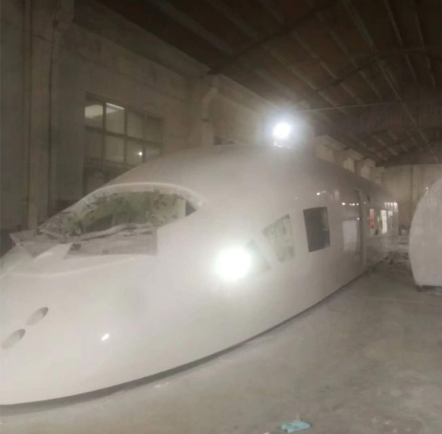 新蔡县高铁模型